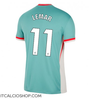 Atletico Madrid Thomas Lemar #11 Seconda Maglia 2024-25 Manica Corta